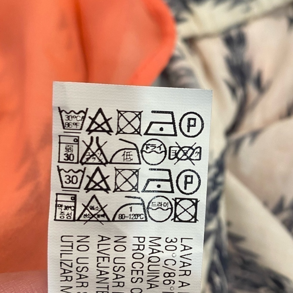 Zara Trafaluc Viscose Tribal Pattern Track short with hot pink underlay L - Picture 4 of 6